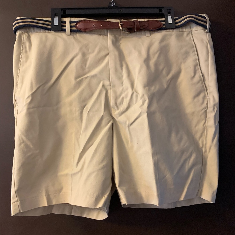 Haggar Clothing Men’s Khaki Shorts